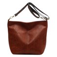 thumbnail image 1 of Bolso Hombro Gran Capacidad Con Retro Bandolera Ancha Con Correa para El Hombro Bolso Informal para Mujer (marrón) #1927, 1 of 9