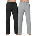 thumbnail image 1 of 2 Packs Men's Sleepwear Mens Pajama Pants Bottoms Cotton Jogger Sleep Lounge Pants Nightwear Sleepwear PJs with Drawstring Pockets, 1 of 7