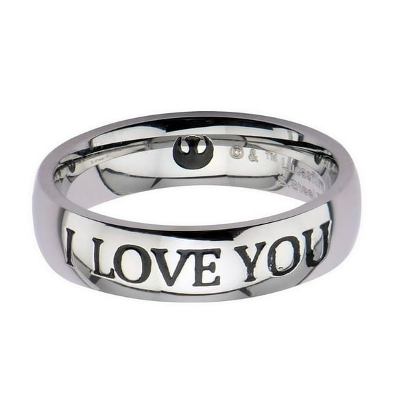 SalesOne LLC Star Wars I Know Stainless Steel Ring | Size 9 Unisex