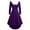 Purple, variant on Womens Christmas Mrs Claus Outfit Santa Midi Dress Xmas Party Dresses Long Sleeve V Collar L Black