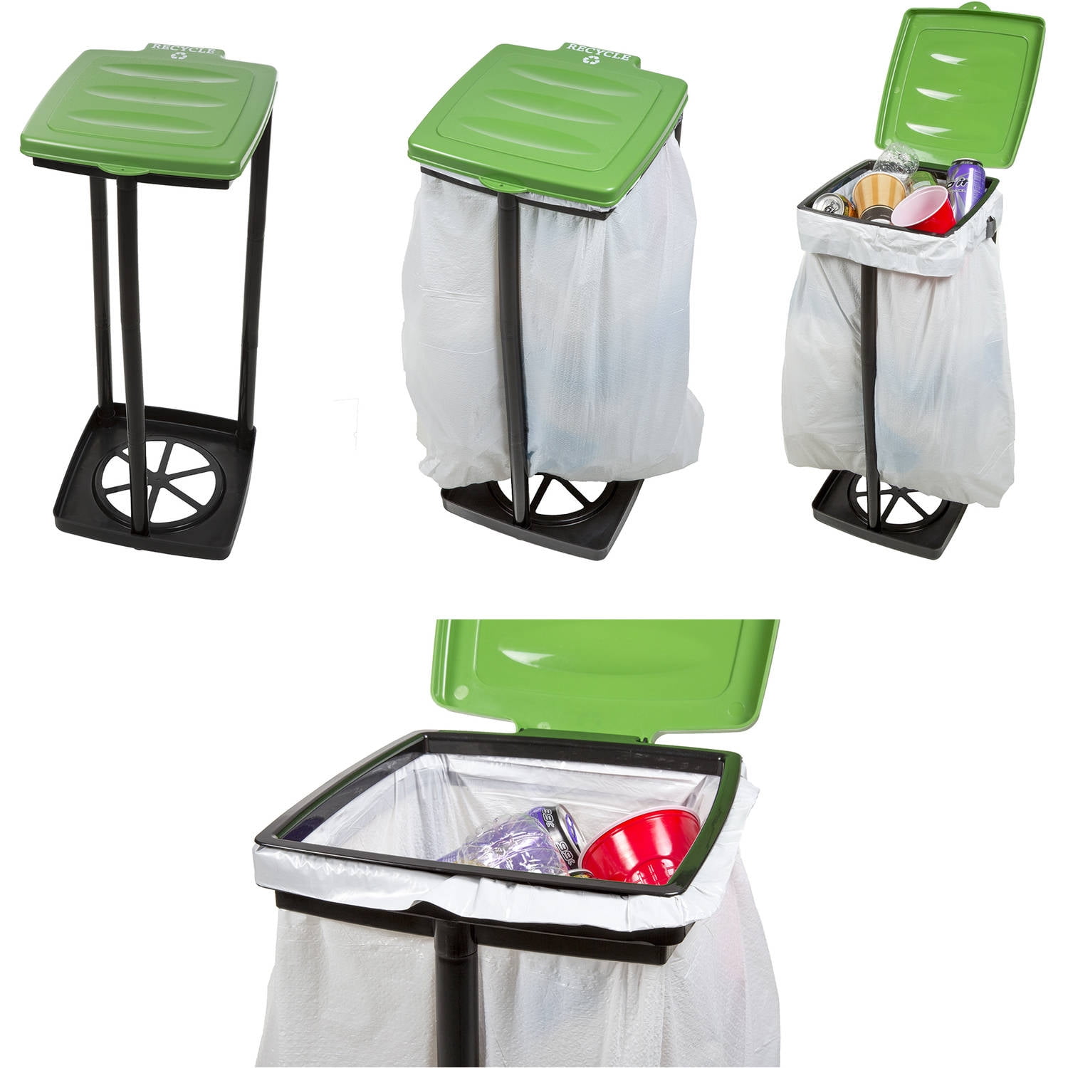 Wakeman Outdoors Portable Garbage Trash Bag Holder