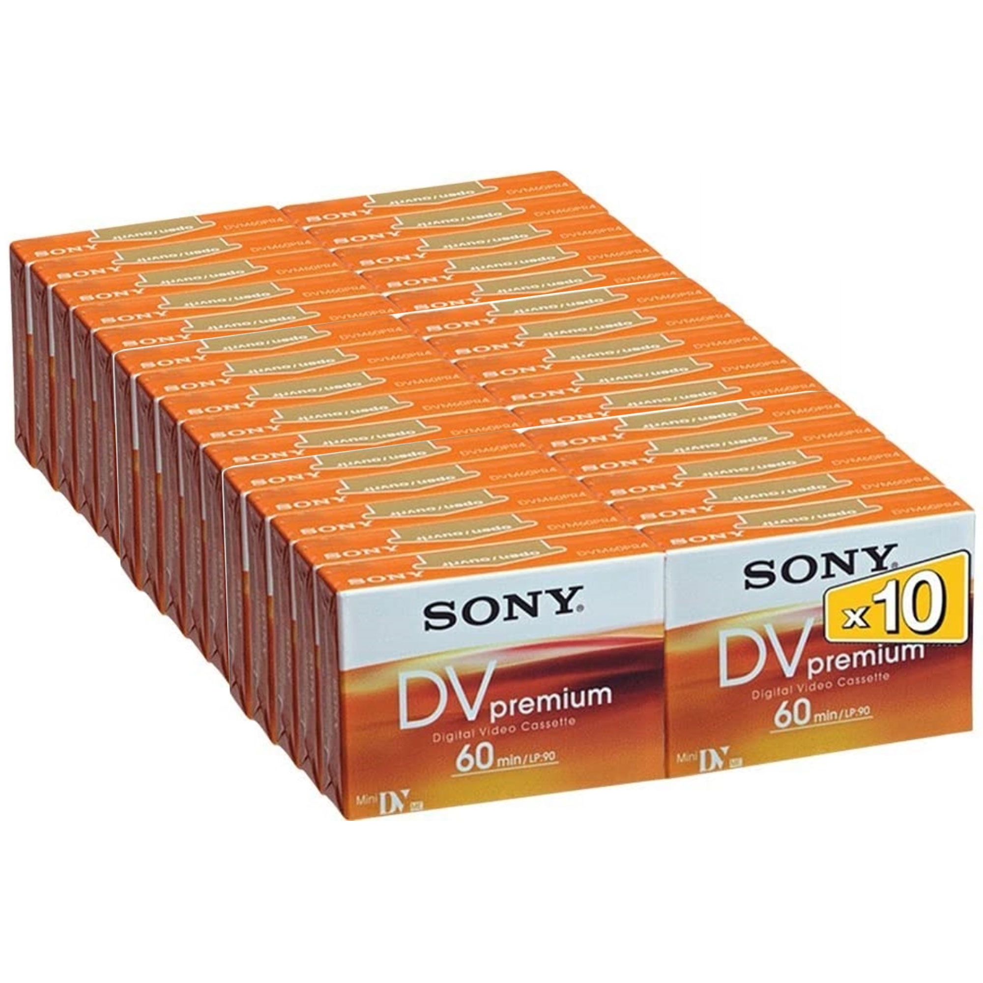 Panasonic DVM60 60 Min MiniDV Video Tape, 10 Count, 10 Pack