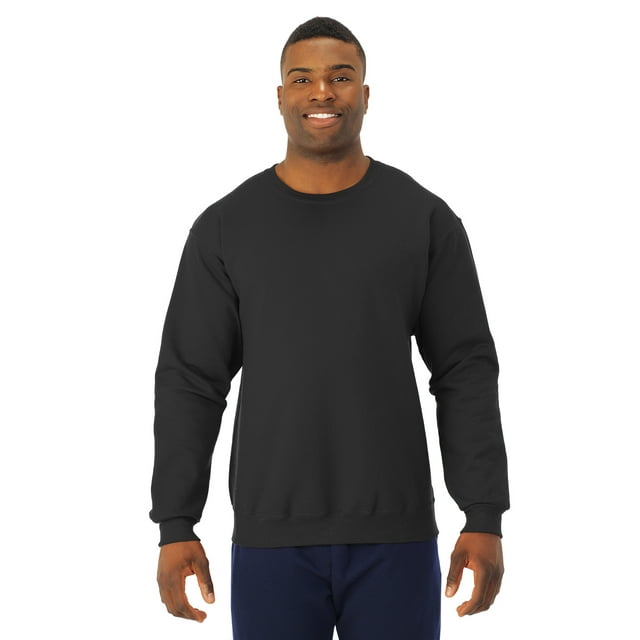 Jerzees Adult NuBlend Crew Neck Sweatshirt, 4X, Black