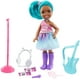 thumbnail image 2 of Muñeca Chelsea Rockstar Barbie 6-in/15.24-cm Cabello Azul Guitarra Micrófono Auriculares, 2 of 2