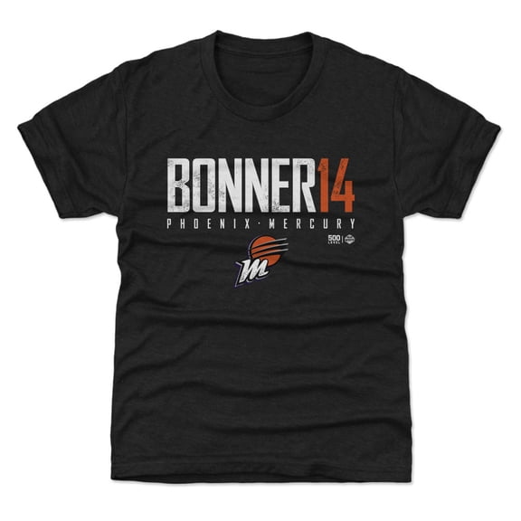 Youth 500 Level DeWanna Bonner Black Phoenix Mercury Elite T-Shirt