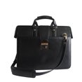 thumbnail image 2 of AmeriLeatherLeather Doctor's Carriage Bag - Top Grain Leather Briefcase for Men & Women-Color:Black, 2 of 5