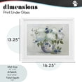 thumbnail image 4 of Stupell Industries Traditional Ivory & Blue Hydrangea Vase White Framed Print Under Glass, 16 x 13, by Nan, 4 of 8