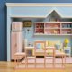 thumbnail image 3 of Plastic Dollhouse Accessory Miniature Display Cabinet For Dollhouse Shelf For Showcasing Tiny Cakes Furniture For Various Styles, 3 of 3