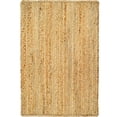 thumbnail image 3 of Homespice Natural Jute Braided Area Rug 6x9' to Enhance Your Space with Handspun Braided Rug with Natural Rug Charm, 3 of 7