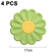 thumbnail image 2 of Posavasos de silicona para manteles individuales, 4 Uds., tapete para ollas antiescaldado, verde matcha Adepaton CPB-DE-LYY1749-1, 2 of 5