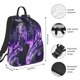 thumbnail image 2 of Fotbe Purple Pattern White Tiger Mochila Ligera para Hombres y Mujeres - Duradera y Resistente al Agua, Ideal para Escuela, Trabajo, Viajes y Uso Diario, 2 of 7