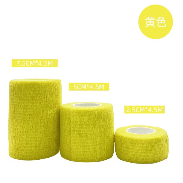 Vendaje elástico autoadhesivo de 5CM x 450CM, cinta de tela no tejida, equipo de Fitness, soporte para codo y rodilla, almohadilla para lesiones, cuidado de la salud