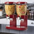 HoneyCanDo Zevro Original Indispensable Dual 17.5 oz Dispenser, Red