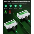 thumbnail image 5 of QQV Controller Battery Pack for Xbox Series X|S Controller,Rechargeable Batteries Packs with 2x3600mWh Battery Pack for Xbox One/X/S/Elite Controller-2Pack, 5 of 6