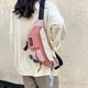 thumbnail image 5 of Bolso bandolera de gran capacidad con un solo hombro, riñonera deportiva personalizada para teléfono móvil, rosa, 5 of 5