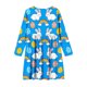 thumbnail image 4 of Vestido de manga larga con cuello redondo para niñas, vestido elástico de manga larga, corte A, estilo patinador con volantes, vestido de recital escolar, vestido de manga larga con cuello redondo par, 4 of 6