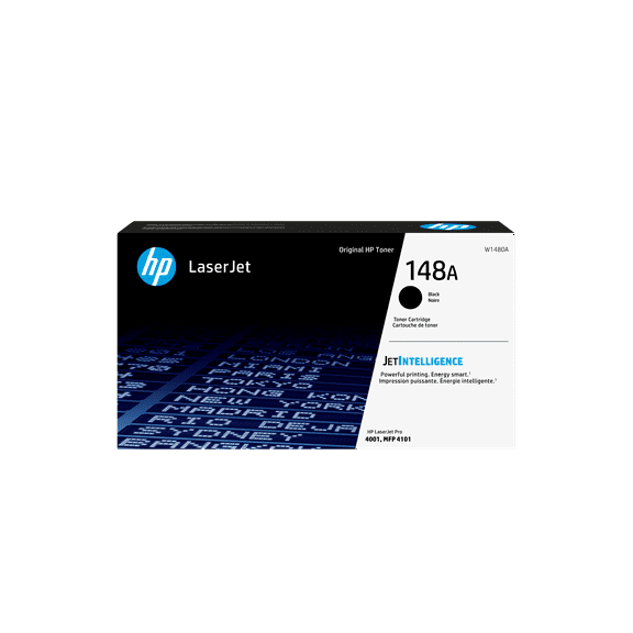 HP 148A Black Original LaserJet Toner Cartridge, ~2,900 pages, W1480A