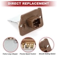 thumbnail image 3 of Resistor del Motor del Ventilador HVAC Unique Bargains No.9703508000 para Kia Soul Am 2009-2013, 3 of 6
