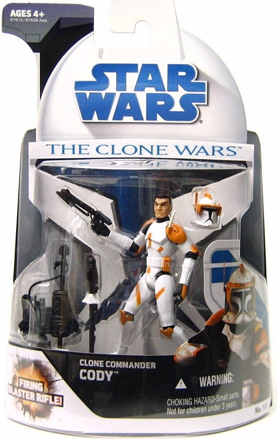 Star Wars Clone Wars 2008 Clone Commander Cody Action Figure
