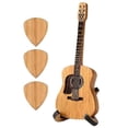 thumbnail image 1 of Estuche para púas de guitarra, caja de madera para púas de guitarra acústica, soporte para púas con 3 púas, estante para púas de guitarra para guitarristas y amantes de la guitarra., 1 of 4