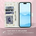 thumbnail image 2 of Dteck for iPhone 17 Wallet Case with Card Holder, Shockproof PU Leather Flip Cover with RFID Blocking Protective Phone Case with 3 Card Slots Kickstand & Wrist Strap for Women and Men, D, 2 of 2