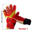 thumbnail image 2 of Kids Goalkeeper Gloves, Soccer Gloves with Double Wrist Protection and Non-Slip Wear Resistant Latex Material to Give Protection to Prevent Injuries, 2 of 9