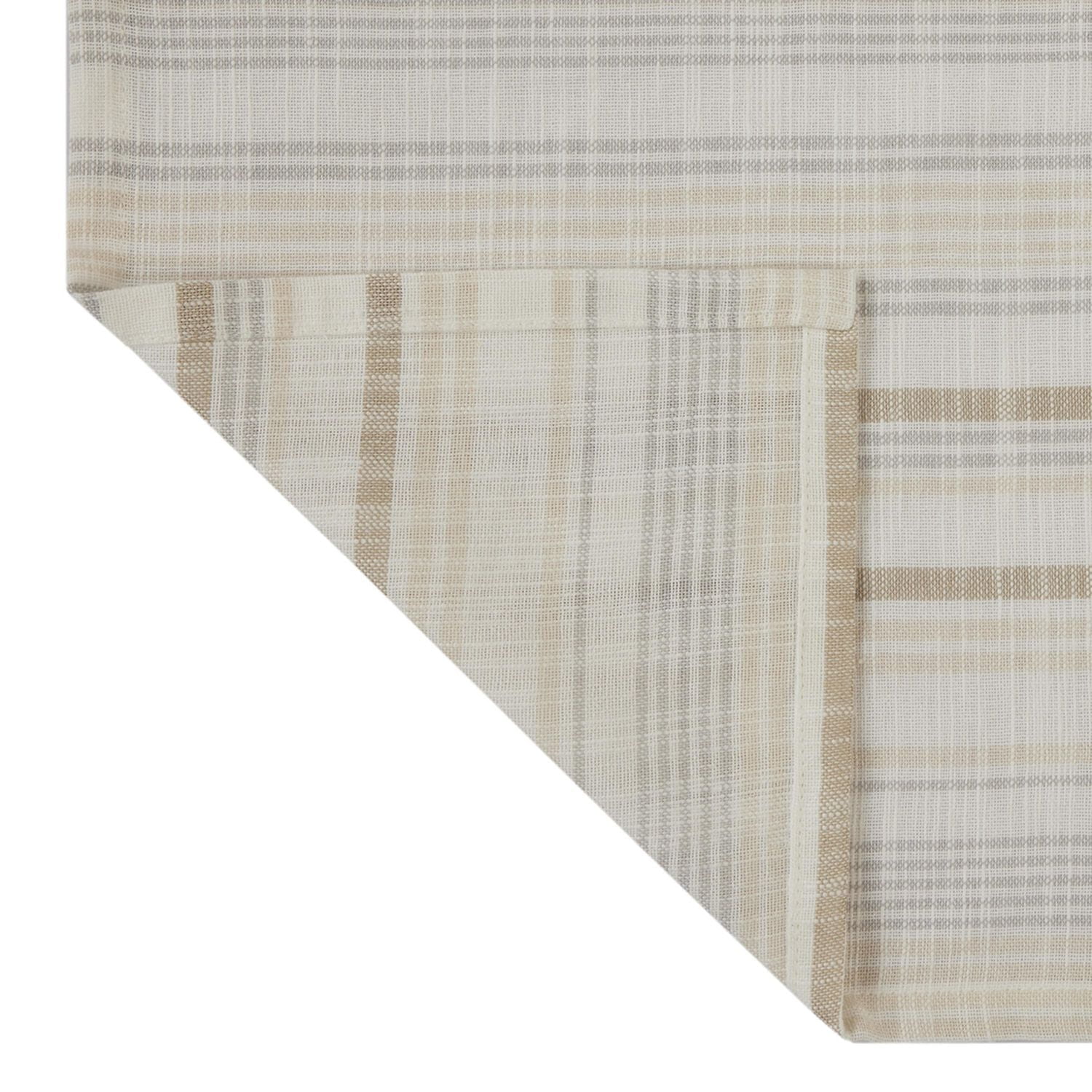 Better Homes & Gardens Woven Natural Stripe 4 Pack Napkin Set - 20" x 20" - Neutral - 100% Cotton