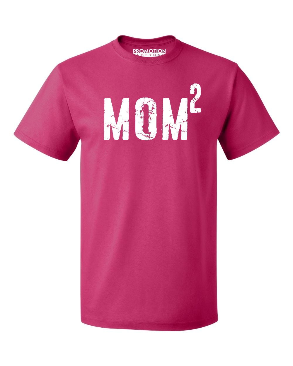 P B Mom Of 2 Mom Squared Men s T shirt Cyber Pink S Walmart p-b-mom-of-2-mom-squared-men-s-t-shirt-cyber-pink-s-walmart
