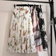 thumbnail image 2 of AMERTEER Jupe Longue Bohème à Fleurs Taille Haute pour Femmes, Imprimé Floral, Robe de Plage Midi Longue, Robe d'Été de Plage Ensoleillée, 2 of 3