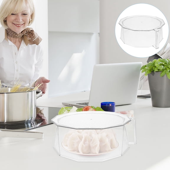 MLINS  Outdoor Food Cover Small Clear Cloche Dome Dish Covers Transparent