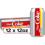 Diet Coke Sweetened w/ Splenda Soft Drink, 12 fl oz, 12 Pack