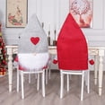 thumbnail image 4 of Inteprter Funda navideña para silla, funda para asiento de de comedor de Festival, accesorio de diseño de escena, fundas traseras para sillas con Kits de decoración para fiestas Tipo 2 Inteprter HA070438-02, 4 of 6