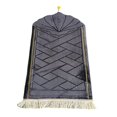 thumbnail image 1 of mmirethe Stylish Soft Muslim Carpet Area Rugs Eid Wedding Birthday Present Black 65 x 110cm 1Set, 1 of 6