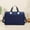 Blue BU, variant on Giunmcul 50% Off Clear Multifunctional Waterproof Travel Bag Handbag Handbag Large Capacity Fitness Bag Sports Training Bag Luggage Bag Women's Bags