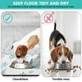 thumbnail image 4 of Nautical Anchor & Starfish Dog Bowl Mat - Absorbent Pet Food Spill Catcher - Non-Slip Base, 4 of 5
