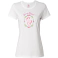 thumbnail image 3 of Inktastic You are Magical Pink and White Unicorn with Flowers Women's T-Shirt, 3 of 5