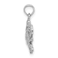 thumbnail image 3 of Charms Collection 14K White Gold Blue Crab Charm, 3 of 3