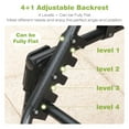 thumbnail image 3 of VEIKOUS 2 PCs Chaise Lounge Chair 4-Fold for Outdoor w/ Detachable Pocket and Pillow, Gray, 3 of 13