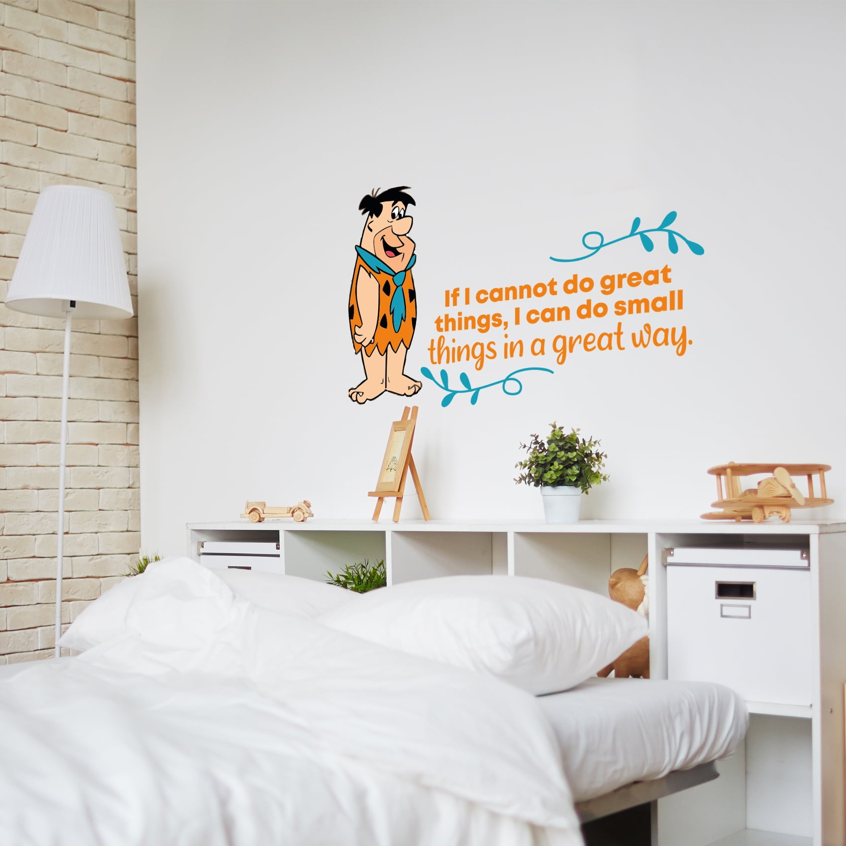 Great Way Flintstones Life Quote Cartoon Quotes Decors Wall Sticker Art Design Decal For Girls Boys Kids Room Bedroom Nursery Kindergarten Home Decor Stickers Wall Art Vinyl Decoration 20x40 Inch Walmart Com