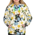 thumbnail image 3 of KLL Bees Collecting Nectar for Womens Pullover Hoodie with Pocket Hooded Long Sleeve Shirts Sweatshirt for Women-Large, 3 of 7