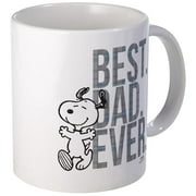 CafePress Snoopy Best Dad Ever Mug Unique Coffee Mug, Coffee Cup CafePress by