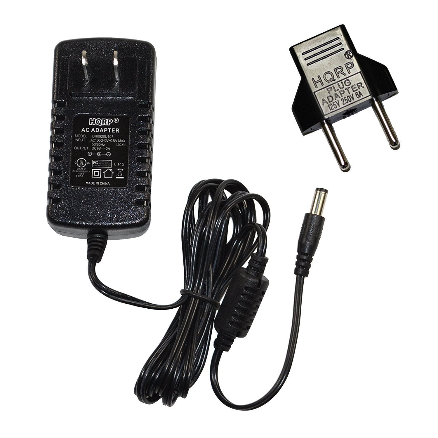 HQRP AC Adapter for Concertmate 1000 1000M 1070 410 660 670 680 900 970
