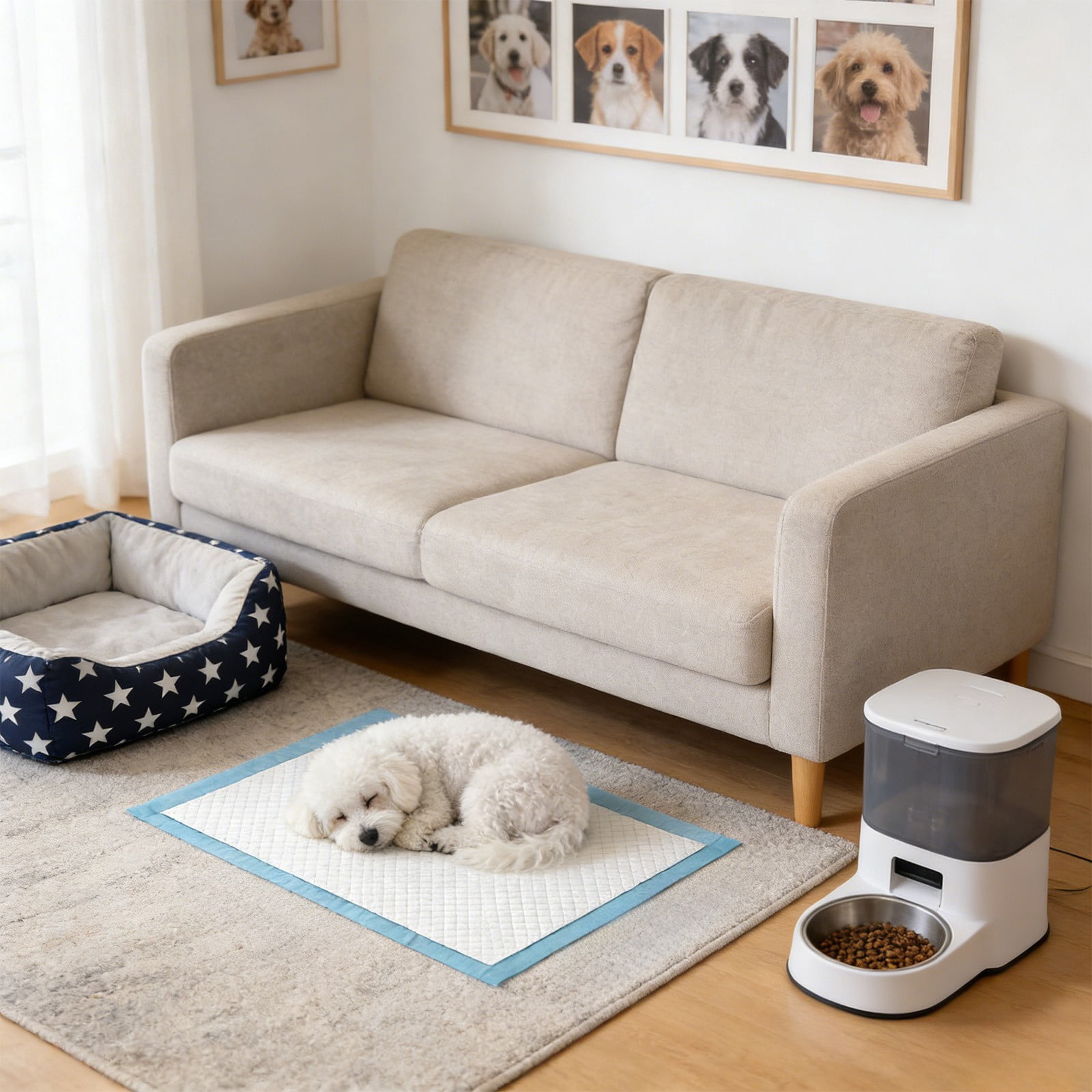 Disposable Dog Puppy Training Pads Super Absorbent Leak Proof Pet Pee Pads Thickened Underpads for Dogs Cats Housebreaking Waterproof Floor Protection Training Mat for Pets