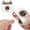 White, variant on Electric Nail Clipper for Seniors & Adults - 2-in-1 Automatic Toenail & Fingernail Trimmer with 3 Speeds, LED Light, Portable, Rechargeable USB Type-C, Safe, Anti-Mess Design, Easy Makeup Organizers