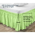 thumbnail image 5 of SGI Bedding 9 Inch Wrap Around Bed Skirt | Microfiber Bed Skirt | Fade Resistant, Wrinkle Free, Anti-static, Decorative, Extra Storage Space, Clutter-Free | Queen, Sage, 5 of 8