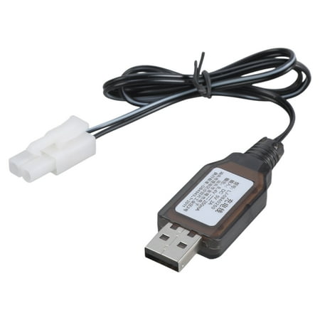 Durability 60cm USB Power Charger for 8.4V 250mA Rechargeable NiMH NiCD Remote Car Boats Model Batteries Accessories