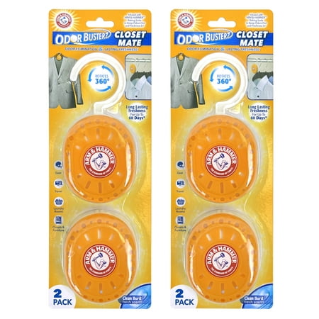Arm & Hammer 4pk Closet Mate -- Clean Burst