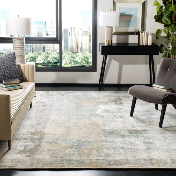 Safavieh Mirage Diggory Abstract Area Rug, Turquoise/Gray, 8' x 10'