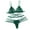 Green, variant on Bigersell Underwear Women Clearance Woman Underwear G-Strings Panty Style P-552 Nylon Period Panties Cotton Thong Briefs Mid Waist Women's Bikini Panties Green XL