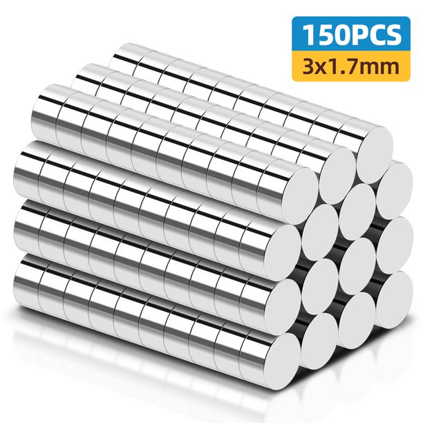 Imanes pequeños, imanes para refrigerador de diferentes tamaños, mini imanes 3x1 3x2 mm para nevera, pizarra blanca, cocina, oficina